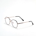 Montatura rotonda classica in metallo nero e oro rosa per un look raffinato retrò - Nero Con Punti Oro