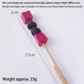 Artificial pitaya and blackberry fruit skewer model with 17cm length for decoration - Dragon Fruit Raspberry Candied Fruit Skewer