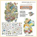 Mechanical architecture 3D DIY sticker set with PET material and scene card 172x250mm - Mechanical Construction Base (open For Business Today - Part 38)