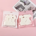 Esponjas de maquillaje hidrofílicas sin látex con forma de casa en bolsas rosas - Pack de 10 Piezas (Poliuretano)