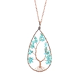 Blue Turquoise + Chain