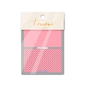 Pink polka dot nail art stickers MS-209 with white and black patterns by Tomoni - MS209 Pink Polka Dot