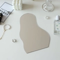 Vassoio specchio in acrilico argento irregolare per gioielli con stile INS moderno - Specchio Irregolare A Forma Di Montagna/25*16,5cm