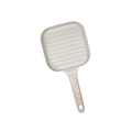 Three-hole non-stick maifan stone frying pan in beige with wood grain handle - Upgraded Bakelite Steak Grill Pan