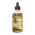 Blue Lotus Oil 120ml in a glass bottle with dried petals for hair, nails and body care - Blue Lotus Oil