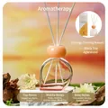 Orange Sunset Scent Reed Diffuser Set with Citrus and Black Tea Aromatherapy Oils - Black Tea Agarwood 80ml