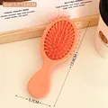 Orangefarbene Haarbürste mit Massage-Luftkissen, kompakte Größe 5,7cm x 13,8cm - 5# Orange Luftkissenkamm