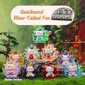 Luminous nine-tailed fox blind box figure in translucent resin with flowing quicksand - Quicksand Nine-tailed Fox Random Single / Random 1pc