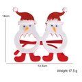Occhiali di Natale rossi con simpatici pupazzi di neve per decorazioni di feste - Pupazzo di Neve