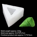Molde de silicona 3D para velas aromáticas de zongzi y fondant de chocolate - 2# B844 Transparente