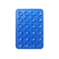 Bright blue silicone suction cup pad with 24 suction cups for mobile phone cases - Thickened Style (24-Suction Cup) / Blue