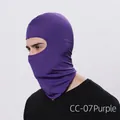 Purple full face balaclava mask for cycling and outdoor sports in quick-dry fabric - Purple