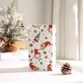 Bolsa de regalo de papel navideña con dibujos de gnomos y motivos festivos de alta calidad - 24*13*8 / 821-4