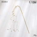 Golden 1.15m Christmas bead branch ornament for festive tree decoration and scene layout - Gold