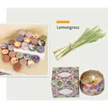 Candela profumata alla citronella in latta mandala con confezione regalo abbinata - Citronella Confezione Regalo