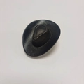 Mini cappello da cowboy nero a tesa larga per decorazioni per feste e bottiglie - Nero