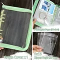Green jewelry organizer book with 80 card slots and 20 clear sealing bags - Green 5-inch 80 Slots + 20 Bags