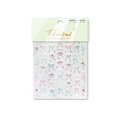Holographic crystal diamond nail stickers with colorful bow designs MS-550 variant - Holographic Bowknot Crystal Style (MS660)