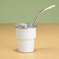 White (2oz/Single-layer/With Straw)