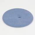 Boina clásica de lana azul claro con textura suave y detalle de tallo en la parte superior - M (56-58cm) / Azul cielo
