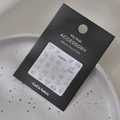 Silver zodiac constellation nail art charms set with crystals on black backing - MJ-069 Rhinestone Style Silver Stamping / Silver