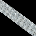 Blue and white 2.5mm square crystal sugar cube beads string for street style jewelry - Light Blue Apatite Grade AB