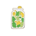 Pin's émaillé grenouille de dessin animé avec plusieurs grenouilles dans un bocal en or - Style Grenouilles Dans Un Bocal (XZ8461)