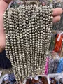 Perles rondes en pierre de dalmatien naturelle pour la création de bijoux DIY - Perles rondes / 4mm (Environ 90 Pcs) / Jaspe dalmatien