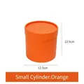 Mini orange cylindrical gift box for flower arrangements 12.5x12.5cm size - 12.5*12.5CM / Orange