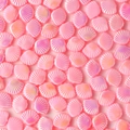 Perle rosa iridescenti a forma di conchiglia in ABS per gioielli fatti a mano DIY - 100 pezzi per confezione / Rosa