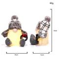 Maattabel van de lichtgevende kerstgnome met een hoogte van 19 cm en 80 g gewicht - Krans Stijl