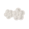 Stampo in silicone bianco con due decorazioni a forma di ciliegio per torte e fondente - Grigio