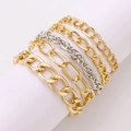 Gold Silver - Industrial Style Ring Buckle Style
