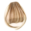 Lightweight blonde highlight air bangs hairpiece with sideburns for natural hairline coverage - With Sideburns - Blonde Highlight/12H613
