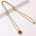 Met 60cm Ketting Goud / Tijgeroog