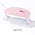 Lámpara de uñas UV LED SUNmini rosa pálido con diseño plegable y cable USB portátil - Lámpara de ratón con cable integrado (Rosa) / Rosa Claro