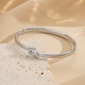 2007 Steel-colored Knotted Rope Bracelet