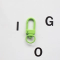 Light green matte finish swivel metal lobster clasp hook for DIY keychains and jewelry - Light Green