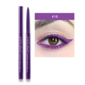 Waterproof paars crème gel eyeliner potlood tint 10 met oogmake-up effect weergave - 10#