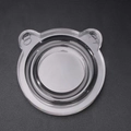 Transparent bear-shaped jewelry display tray made of clear acrylic for bracelets - Acrylic / Acrylic Bear Shape (95x93x13mm)