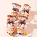 Scarpe antiscivolo regolabili per cani piccoli con motivo a leone e design in rete - Taglia 1(0.5-1kg) / Leone Girasole/Impermeabile