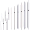 Set of 12 blending stumps in sizes #1 to #6 for professional sketch drawing and shading - 12pcs Sketch Blending Stumps