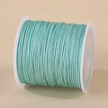 0.8mm mint green nylon cord spool for handmade jewelry weaving and diy crafts - Light Cyan