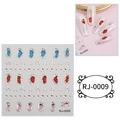 5D gemstone nail art stickers diy crystal stars metallic beads self-adhesive decal RJ-0009 - Cartoon Sticker (RJ-0009) / 60X60mm