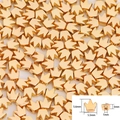 Golden crown spacer beads for jewelry making with 5.6mm size and 1mm hole details - Crown / 100 Pcs/Pack / Gold