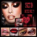 Set trucco Halloween B con unghie finte rosse, ombretto in stick e sangue finto realistico - Set B (4 Paia)