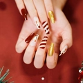 JP1285-Red Brown Xmas Elk Candy