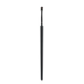 Single eye detail makeup brush with slim black handle and silver metal ferrule - No. 3 Eyeshadow Brush