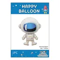 Astronaut shape foil balloon 77x59cm for outer space themed birthday party decorations - Astronaut Style A / 77x59cm
