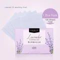 Papel absorbente de grasa facial con aroma a lavanda, 100 hojas en caja de color morado - Aroma a Lavanda / 100 Hojas/Caja